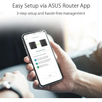 Asus Zenwifi AX6600 Tri-Band Mesh Wifi 6 System (XT8 1PK) Whole Home Coverage Up To 2750 Sq.Ft & 4+ Rooms, Aimesh, Included Lifetime Internet Security, Easy Setup, 3 SSID, Parental Control, Charcoal