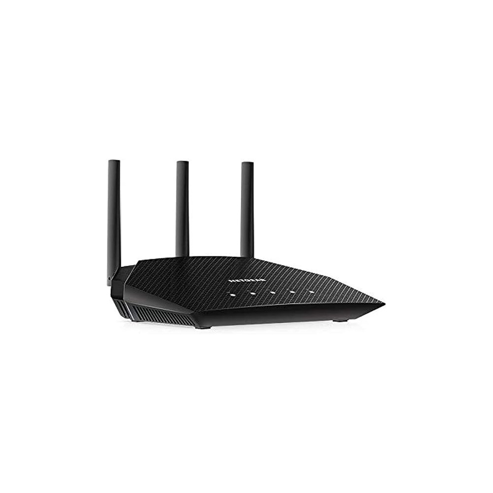Netgear Wifi 6 Router (Rax10) AX1800 Wireless Speed (Up To 1.8 Gbps) 1,500 Sq. Ft. Coverage PS5 Gaming Compatible, Black