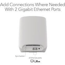 Netgear Orbi Whole Home Tri-Band Mesh Wifi 6 Add-On Satellite (RBS760)