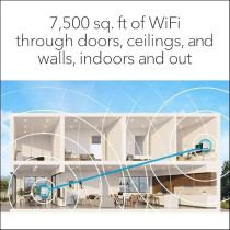 Netgear Orbi Whole Home Tri-Band Mesh Wi-Fi 6 System (RBK853)