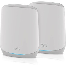 Netgear Orbi Mesh WiFi 6 Router With 2 Satellite Mesh Extenders (RBK762S), White