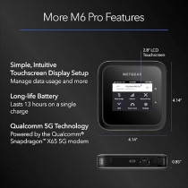 Netgear Nighthawk M6 Pro 5G Mobile Hotspot 5G Router With Sim Card Slot 5G Modem Portable Wifi Device For Travel Unlocked Wifi 6E 8Gbps MR6550