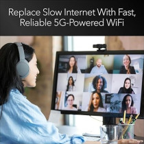 Netgear M6 Pro 5G Wifi 6E Mobile Hotspot Router, Unlocked, Up To 4Gbps, Black