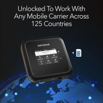 Netgear M6 Pro 5G Wifi 6E Mobile Hotspot Router, Unlocked, Up To 4Gbps, Black