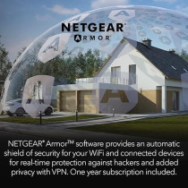Netgear Orbi Whole Home Tri-Band Mesh WiFi 6 System RBK863SB Router With 3 Satellites Upto 8,000 Sq Ft AX6000 Upto 6Gbps, Black