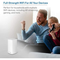 Linksys Velop Mesh Home Wifi System, 1,500 Sq. Ft Coverage, 10+ Devices, Speeds Up To(Ac1300), 1.3Gbps