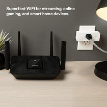 Linksys MR8300 Tri-Band MU-MIMO Mesh WiFi Router, Black