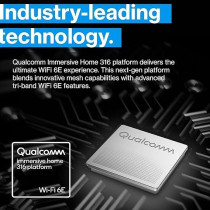 Linksys Velop Pro WiFi 6E Tri-Band Mesh System MX6201-KE, White