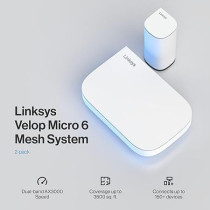 Linksys Velop Micro 6 Dual Band Mesh WiFi System WiFi 6 Gigabit Gaming Router With Up To 3 Gbps Speed