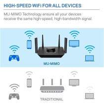 Linksys MR8300 Tri-Band Mesh WiFi 5 Router (AC2200), Black