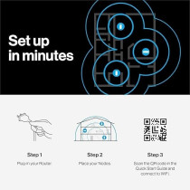 Linksys Velop Micro 6 Dual Band Mesh WiFi System WiFi 6 Router With Up To 3 Gbps Speed