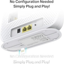 TP-Link 300Mbps 4G WiFi Router, Cutting-Edge Mobil WiFi Router 4G Cat4 LTE Network, Ideal For Gaming And Streaming, Nano SIM Card Slot, Plug And Play, Secure Network WPA-PSK(TL-MR105)
