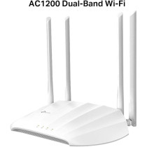 TP-Link TL-WA1201 Access Point Dual Band AC1200, Supports Passive PoE, Supports Access Point, Range Extender, Multi-SSID, And Client Modes, Boosted Coverage