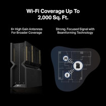 TP-Link Tri-Band BE9300 WiFi 7 Router Archer BE550, 6-Stream 9.2Gbps, Full 2.5G Ports, USB 3.0, 6 Smart Internal Antennas, VPN Clients And Server, Easy Mesh, HomeShield, Private IoT Network
