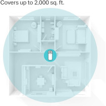 TP-Link Deco Whole Home Mesh WiFi Router - Dual Band Gigabit Wireless Router, Supports Beamforming, MU-MIMO, IPv6 And Parental Controls, Up To 2,000 sq. ft. Coverage(Deco M4 1-Pack)