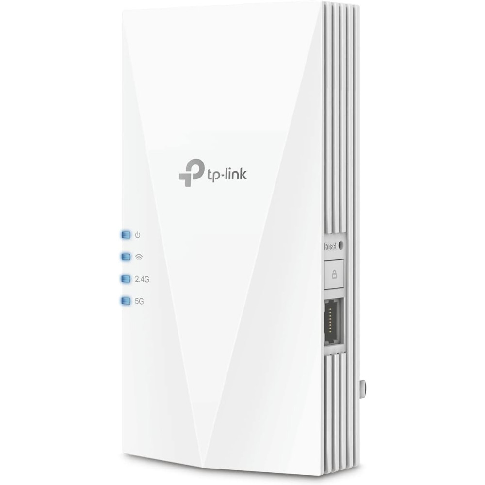 TP-Link AX1800 WiFi 6 Extender Internet Booster, Covers Up To 1500 sq.ft And 30 Devices, Dual Band Wireless Signal Booster Repeater, Gigabit Ethernet Port, AP Mode, OneMesh Compatible(RE600X)