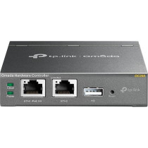 TP-Link OC200 Omada Hybrid PoE Hardware Controller For EAP Series, USB Port For Automatic Backup, Cloud Service, Mobile App, Plug And Play, Metal Housing, Grey Metallic