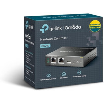 TP-Link OC200 Omada Hybrid PoE Hardware Controller For EAP Series, USB Port For Automatic Backup, Cloud Service, Mobile App, Plug And Play, Metal Housing, Grey Metallic