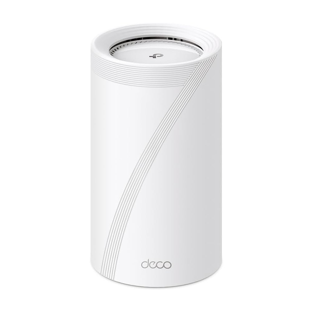 TP-Link Deco BE85(1-Pack), BE19000 Mbps, 1x 10Gbps LAN/WAN Port, 320MHz Channels, Works On A 6GHz Band, Connectivity Up To 200 Devices, VPN, WPA3, Tri-Band Wi-Fi 7 Mesh System