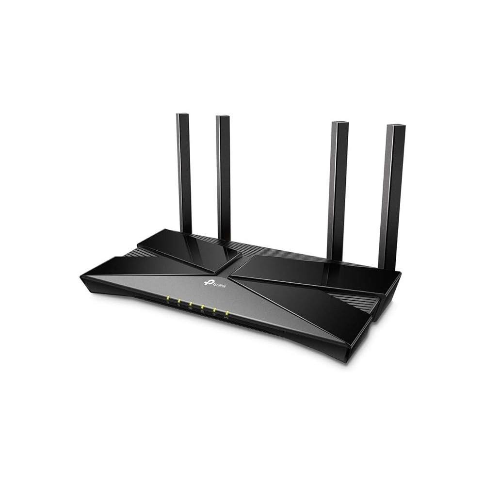 TP-Link TP Link WiFi 6 AX1800 Smart WiFi Router Archer AX20 Dual Band Gigabit Router, USB Port, WPA3 Cyber Security, Parental Controls, Long Range Coverage, Easy Setup, Black