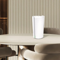 TP-Link Deco XE200 AXE11000 Whole Home Mesh Wi-Fi 6E System, Tri-Band Wi-Fi, Gigabit Ports, AI-Driven Mesh, Cover Up To 6,500 ft2, Connect Up To 200 Devices, 2.2 GHz Quad-Core CPU, HomeShield, Pack of 2