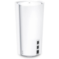 TP-Link Deco XE200 AXE11000 Whole Home Mesh Wi-Fi 6E System, Tri-Band Wi-Fi, Gigabit Ports, AI-Driven Mesh, Cover Up To 6,500 ft2, Connect Up To 200 Devices, 2.2 GHz Quad-Core CPU, HomeShield, Pack of 2