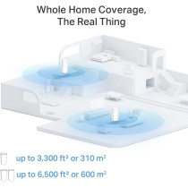 TP-Link Deco XE200 AXE11000 Whole Home Mesh Wi-Fi 6E System, Tri-Band Wi-Fi, Gigabit Ports, AI-Driven Mesh, Cover Up To 6,500 ft2, Connect Up To 200 Devices, 2.2 GHz Quad-Core CPU, HomeShield, Pack of 2