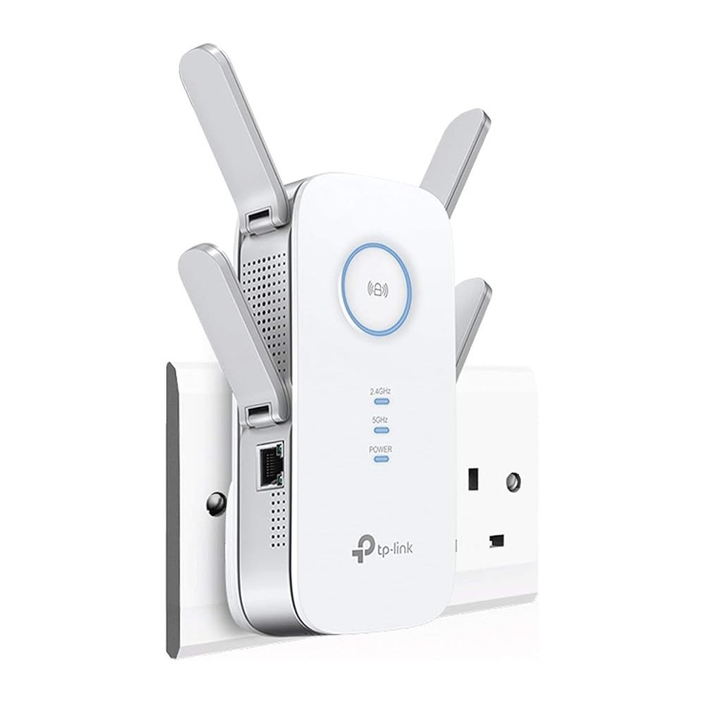 Tp Link Ac2600 Universal Dual Band Range Extender With 1gigabit Port And 4 External Antennas (8.6 x 7 x 16.3in)