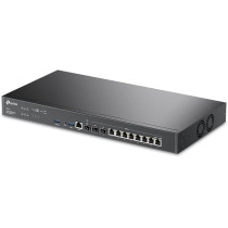 TP-Link ER8411, Enterprise Wired 10G VPN Router, Up To 10 WAN Ports, High Network Capacity, SPI Firewall, Omada SDN Integrated, Load Balance, Lightning Protection, Limited Lifetime Protection