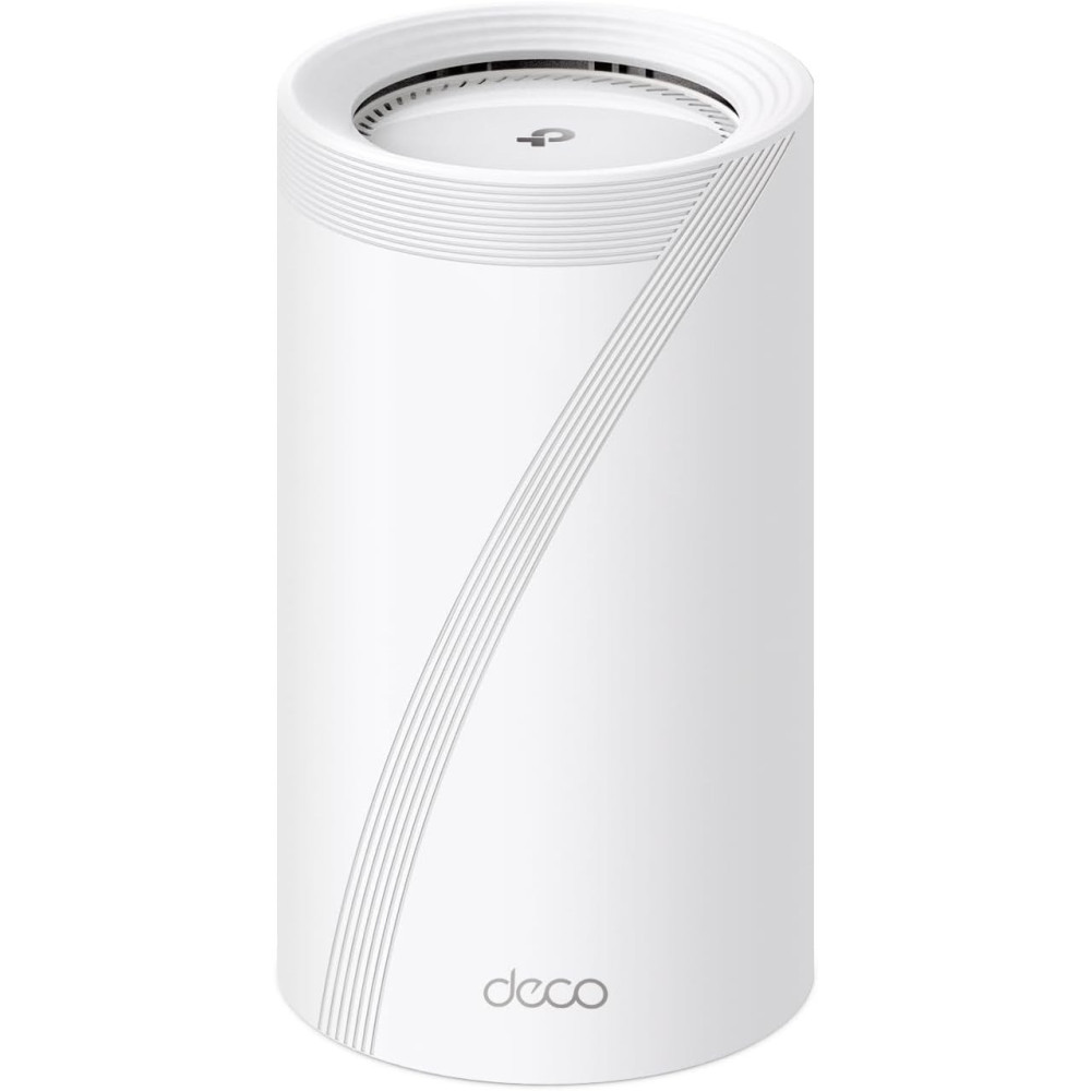 TP-Link Tri-Band WiFi 7 BE22000 Whole Home Mesh System (Deco BE85), 12-Stream 22 Gbps, 2x 10G + 2x 2.5G Ports Wired Backhaul, 8x High-Gain Antennas, VPN, AI-Roaming, 4x4 MU-MIMO, HomeShield(1-Pack)