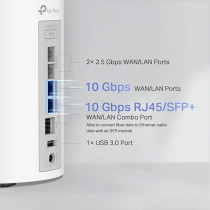 TP-Link Tri-Band WiFi 7 BE22000 Whole Home Mesh System (Deco BE85), 12-Stream 22 Gbps, 2x 10G + 2x 2.5G Ports Wired Backhaul, 8x High-Gain Antennas, VPN, AI-Roaming, 4x4 MU-MIMO, HomeShield(1-Pack)