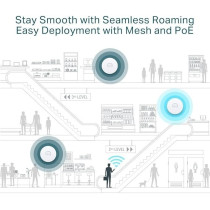 TP-Link AC1750 Wireless Wi-Fi Access Point - Supports 802.3at PoE+, Dual Band, 802.11AC, Ceiling Mount, 3x3 MIMO Technology (EAP245 V1)