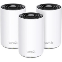 TP-Link Deco AXE5400 Tri-Band WiFi 6E Mesh System(Deco XE75) - Covers Up To 7200 Sq.Ft, Replaces WiFi Router And Extender, AI-Driven Mesh, New 6GHz Band, 3-Pack