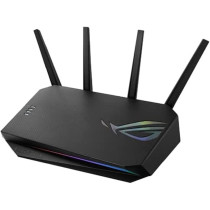 ASUS ROG Strix AX5400 WiFi 6 Gaming Router (GS-AX5400) - Dedicated Gaming Port, VPN Fusion, Lifetime Free Internet Security, Instant Guard, AiMesh, Adaptive QoS, Port Forwarding, Aura RGB, Black