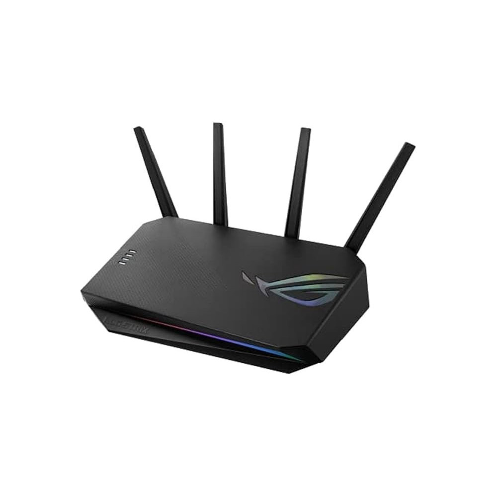 ASUS ROG Strix AX5400 WiFi 6 Gaming Router (GS-AX5400) - Dedicated Gaming Port, VPN Fusion, Lifetime Free Internet Security, Instant Guard, AiMesh, Adaptive QoS, Port Forwarding, Aura RGB, Black
