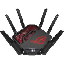 ASUS ROG Rapture GT-BE19000 Tri-band Gaming Router: WiFi 7, 802.11be, 200+ Devices, AiMesh, Mesh WiFi, Dual 10G Ports, AI WAN Detection, Game Acceleration, Gaming Network, AURA RGB, Black