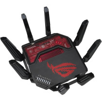 ASUS ROG Rapture GT-BE19000 Tri-band Gaming Router: WiFi 7, 802.11be, 200+ Devices, AiMesh, Mesh WiFi, Dual 10G Ports, AI WAN Detection, Game Acceleration, Gaming Network, AURA RGB, Black