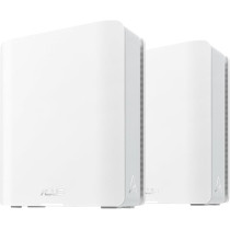 ASUS ZenWiFi BT8 (2pk) Tri-Band WiFi 7 Mesh Router: 14000 Mbps, Coverage Up To 5900 sq ft, Dual 2.5G Ports, SSIDs For IoT, VPN, Parental Controls, Network Security, 4G LTE And 5G, White