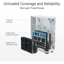 ASUS ZenWiFi BT8 (2pk) Tri-Band WiFi 7 Mesh Router: 14000 Mbps, Coverage Up To 5900 sq ft, Dual 2.5G Ports, SSIDs For IoT, VPN, Parental Controls, Network Security, 4G LTE And 5G, White