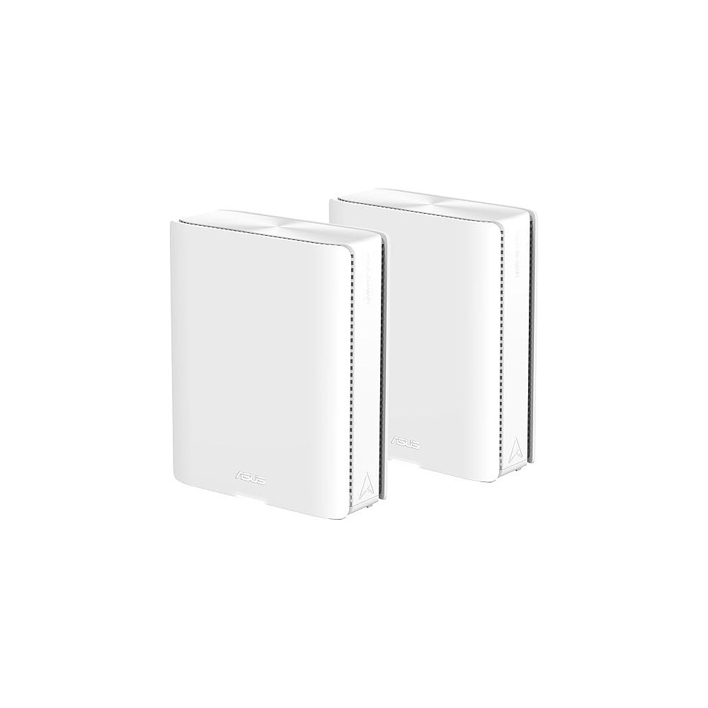 ASUS ZenWiFi BQ16 Tri-Band Mesh Wi-Fi 7 System Router, AiMesh Support With AI-Enhanced 5 GHz Backhaul, Speeds Up To 11529 Mbps, Dual 10G ports, Coverage Up To 8000 sq. ft, White