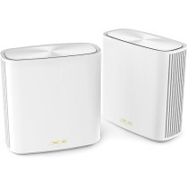 ASUS ZenWiFi XD6 AX5400 WiFi 6 Mesh Router (2 Pack), Coverage Up To 5400 sq ft, Subscription-Free Network Security, Advanced Parental Control, Instant Guard, VPN, White