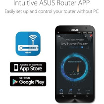 ASUS ROG Strix GS-AX5400 WiFi 6 Gaming Router - Dedicated Gaming Port, VPN Fusion, Free Lifetime Internet Security, Instant Guard, AiMesh, Adaptive QoS, Port Forwarding, Aura RGB, Black