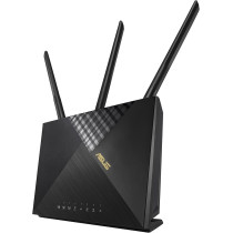 ASUS 4G-Ax56 Gigabit Ethernet Dual-Band Wireless Router - Captive Portal, Aiprotection Classic Network Security, Parental Controls, Black