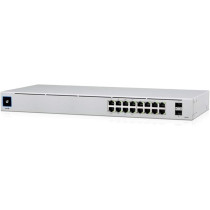 Ubiquiti Networks Commercial UniFi USW-16-POE Gen2 Configurable 16-Port Gigabit PoE Ethernet Switch with SFP
