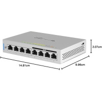 Ubiquiti US-8-60W Unifi Switch 8-Piece Port, 60W, Grey