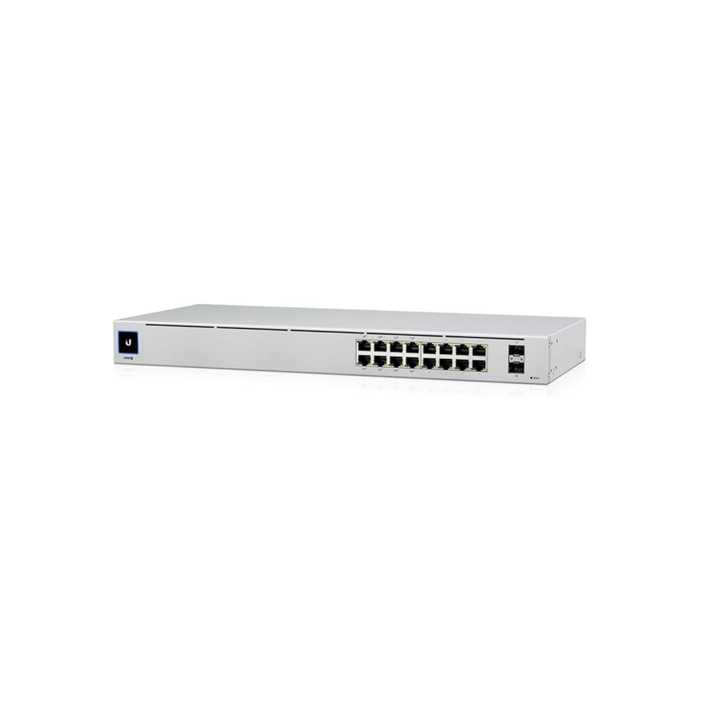 Ubiquiti USW-16-POE Layer 2 PoE Switch With 8 PoE+ Ports and 2 1G SFP Ports