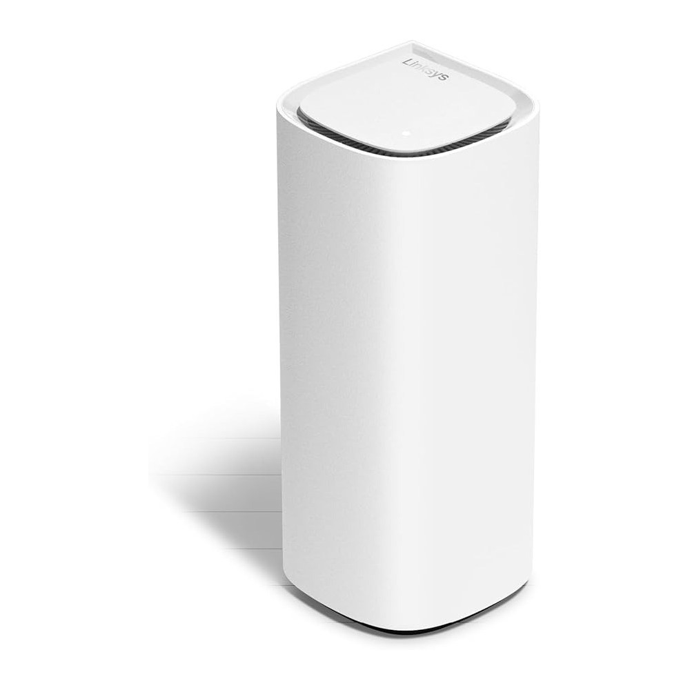 Linksys Velop Pro 7 10G Mesh WiFi 7 Router TriBand BE11000 - Full Coverage w/Cognitive Mesh System10 Gbps True Gigabit Speed, Simple Set-up, up to 2,700 sq. ft. & 200 Devices - 1x Router - White