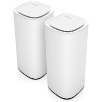 Linksys Velop Pro 7 Mesh WiFi 7 System MBE7002 Cognitive Mesh Router with Tri-Band and over 10 Gbps Speeds Whole Home Coverage up to 550 sqm. Connect 400 Devices - 2 Pack