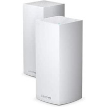 Linksys MX10600 Velop Tri-Band Whole Home Mesh WiFi 6 System (AX5300 Router/Extender for Seamless Coverage of up to 6,000 sq ft / 525 sqm and 4x Faster Speed 50+ devices, 2-Pack, White)