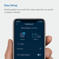 Linksys MX10600 Velop Tri-Band Whole Home Mesh WiFi 6 System (AX5300 Router/Extender for Seamless Coverage of up to 6,000 sq ft / 525 sqm and 4x Faster Speed 50+ devices, 2-Pack, White)
